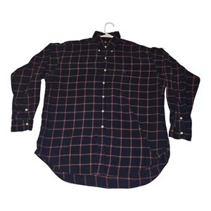 Vintage Ralph Lauren Blaire Shirt Large Men's Long Sleeve Check Classic Preppy